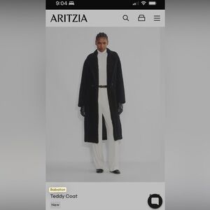 Babaton Teddy Long Coat – Aritzia | Luxe & Timeless